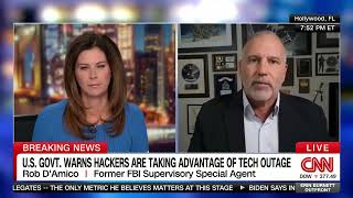 CrowdStrike Outage Crisis and Failure with CNN's Erin Burnett and Rob D'Amico SentryOps Technologies
