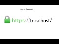 How to get HTTPS working in localhost (Self Signed localhost SSL Certificates)