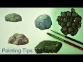 Acrylic Painting Lesson - How to Paint Rocks by JMLisondra
