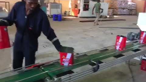 square can semi-automatic production line in Nigeria