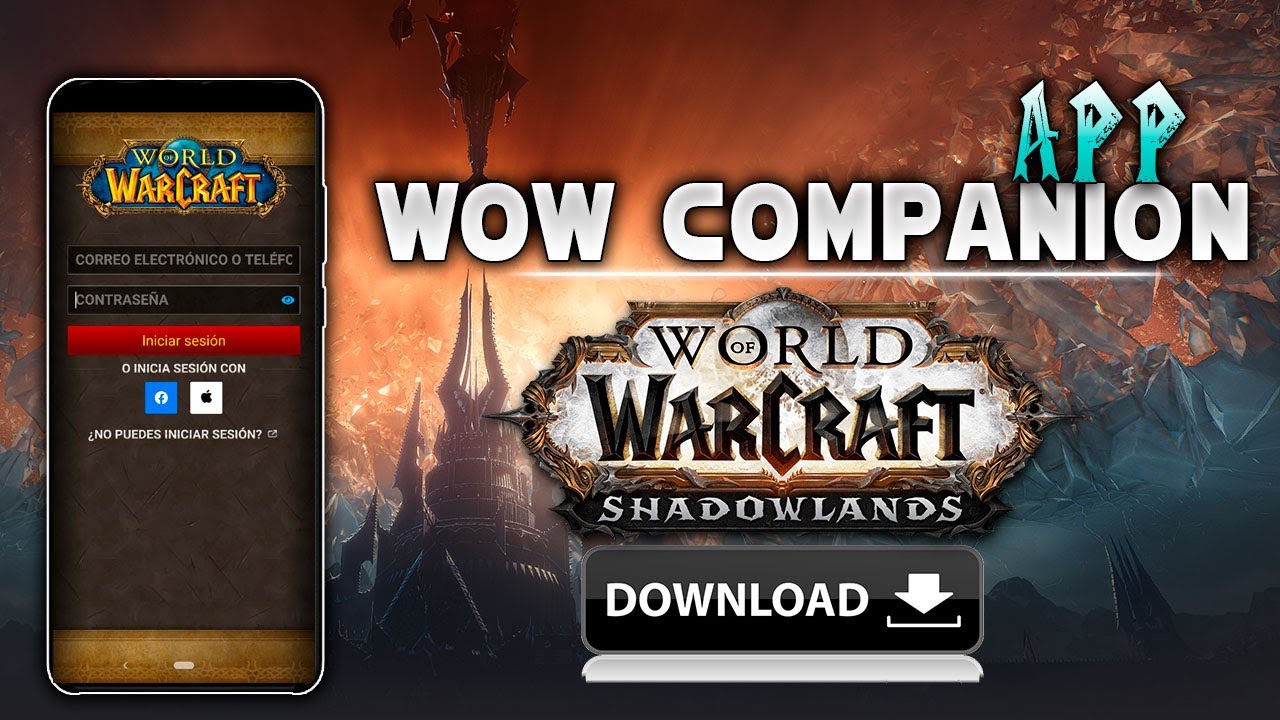 APP companion de WOW 📱 SHADOWNLANDS
