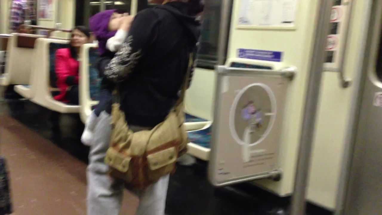 Gypsy Beggar on the Metro