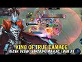 King True Damage ! Alpha Full DamageDi Support Angela Jadi Kesurupan - Mobile Legends