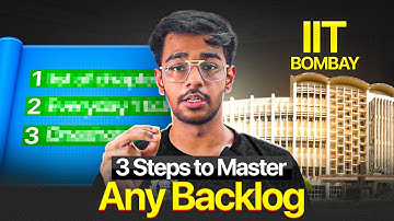 3 Illegal Steps to KILL all Backlogs in JEE preparation!🔥
