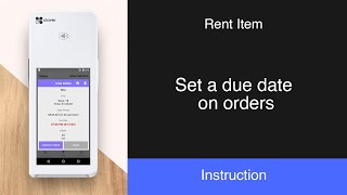 Rent Item: Set a due date on orders Noticias