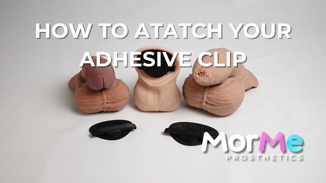 Talking you through attaching the adhesive clip