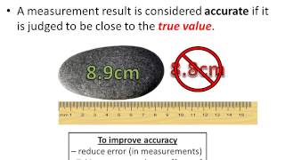 GCSE Scientific language  - Reliability and accuracy