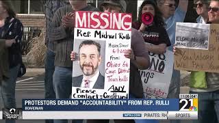 Protestors Demand Accountability From Rep. Ruli