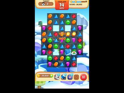 Jewel Match King Level 259 - Walkthrough ( No Booster )