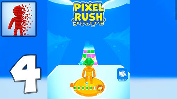 Pixel Rush - Mobile Gameplay Walkthrough Part 4 (iOS, Android)