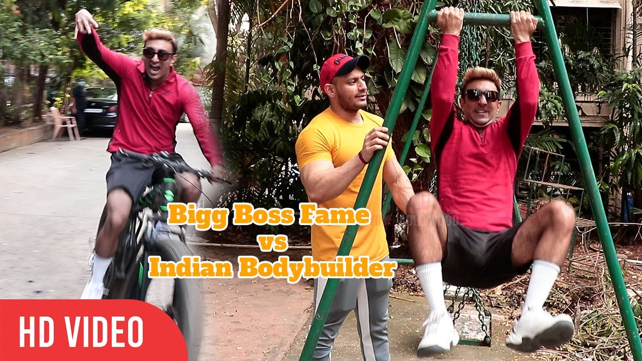 Akash Dadlani Funny and CRAZIEST Workout with Manoj Patil