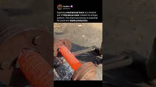 Damascus Steel The Forging Process 🔥