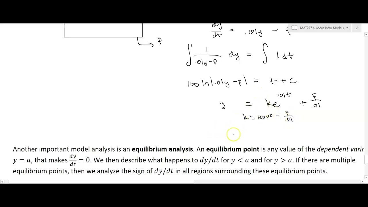 Tanks, Model Analysis, and Parameterizations with ODE's - Part 6