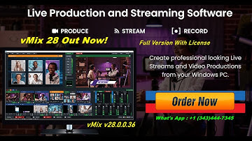 vMix: Live Video Streaming Software - stream key setup - vmix to facebook live and youtube live