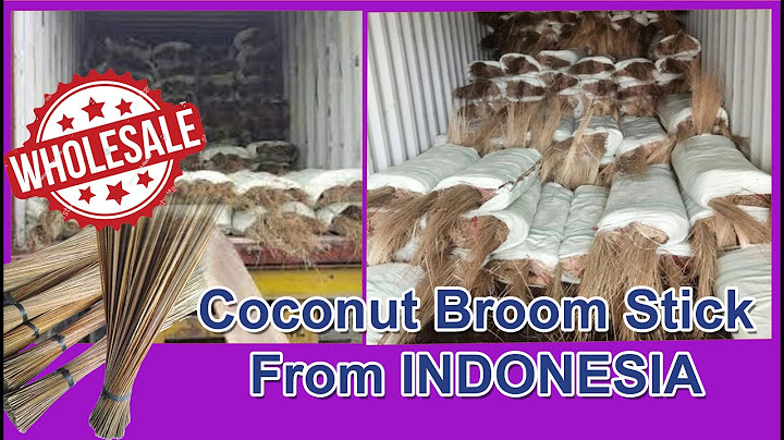 Indonesia Coconut Broom Stick "Wholesale Price and Export Quality"