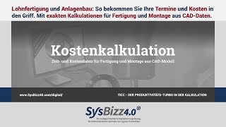 Sysbizz40 - Ticc Kalkulation K 1.0