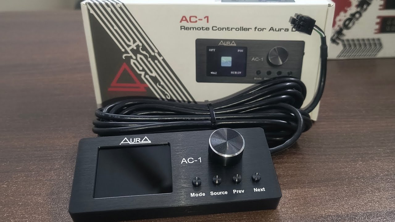 AURA AC1 DSP REMOTE - YouTube