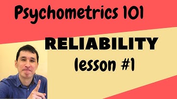 EP 447 Psychometrics for IDIOTS, RELIABILITY made really easy to understand! Psychometrics #1