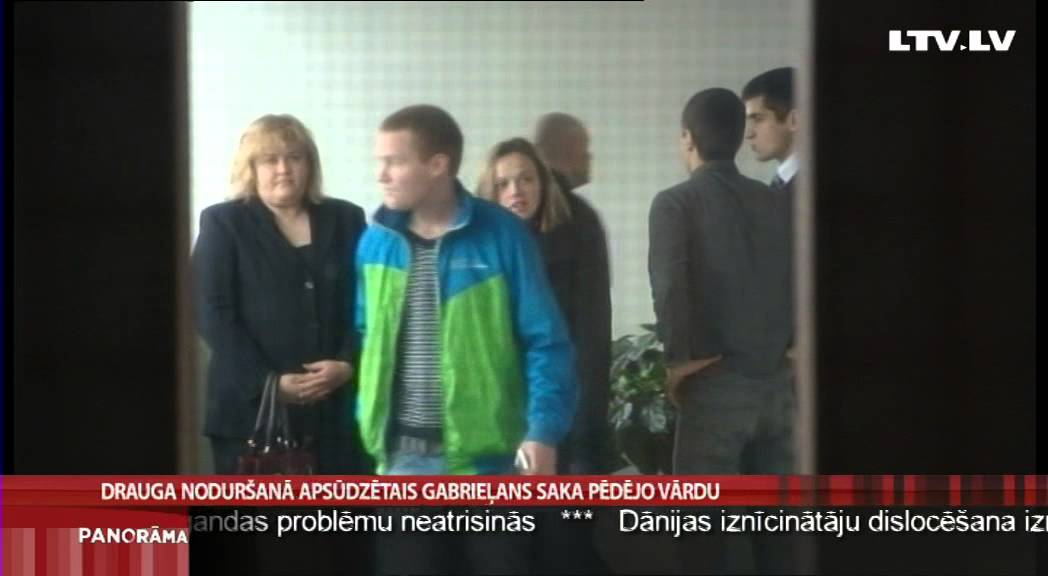 Drauga noduršanā apsūdzētais saka pēdējo vārdu