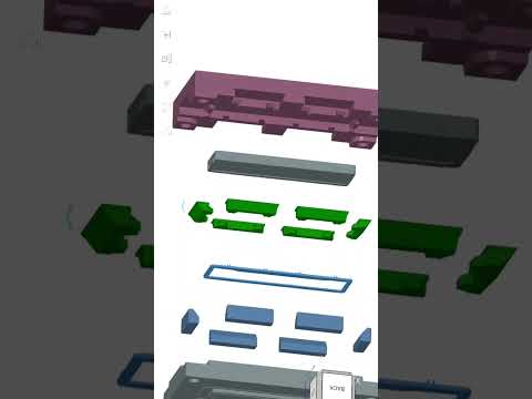 MOLD DESIGN 😋#3dprinting #3dprinterupgrade #solidworks #3dprint #mold #molddesign