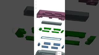 MOLD DESIGN 😋#3dprinting #3dprinterupgrade #solidworks #3dprint #mold #molddesign