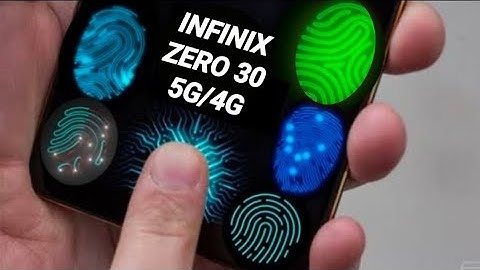 Infinix Zero 30 4G/5G | Change Finger Sensor Animation| Set Finger & Face Lock | All Infinix Mobiles