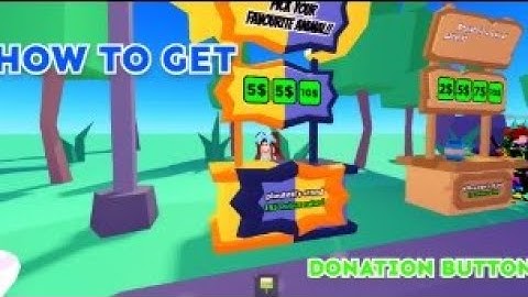 How to get donation button in pls donate!! *EASY AND FAST* 😄