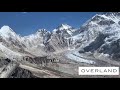Обзорный полет на вертолете к Эвересту из Пангбоче. Непал.