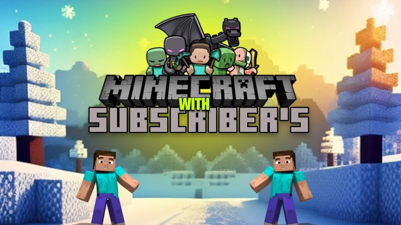 Minecraft With Subscribers 🔴 #minecraft #shorts #shortsfeed - YouTube