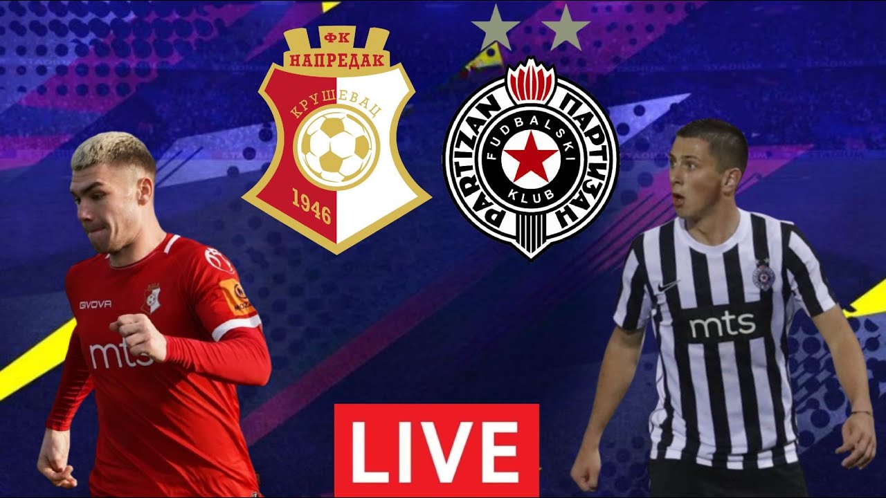 Partizan - Radnički Niš, Superliga, a TV prenos uživo i livestream