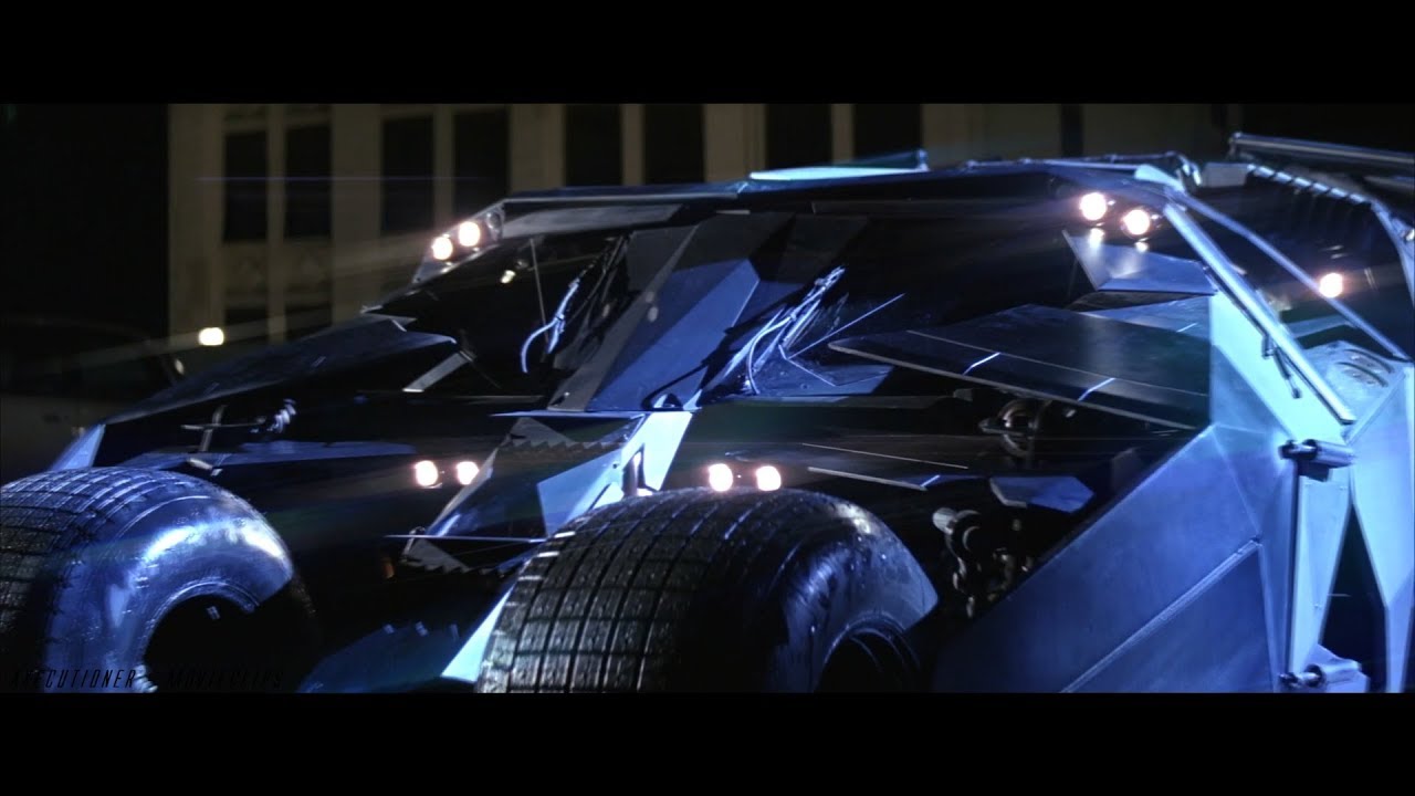 Batman begins batmobile scene