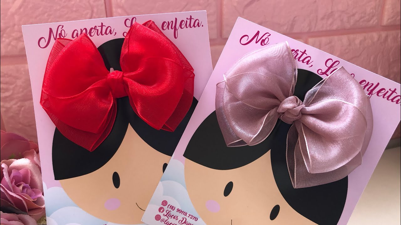 Laço organza Fácil - PaP -Fácil- Iniciantes