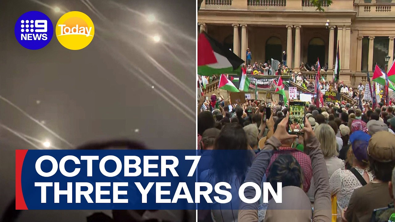 Vigils mark anniversary of Hamas October 7 attack