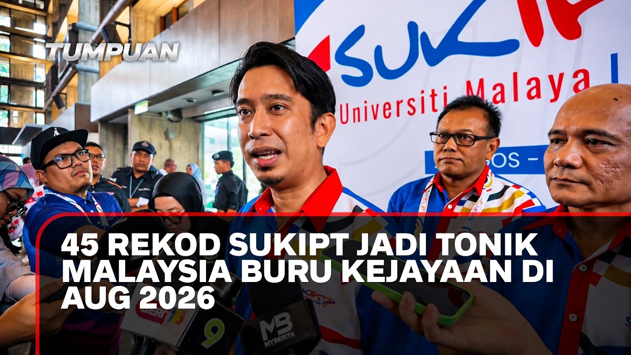 45 rekod SUKIPT jadi tonik Malaysia buru kejayaan di AUG 2026