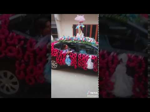 happy marriage car decoration | car designing | desi wedding in samundri