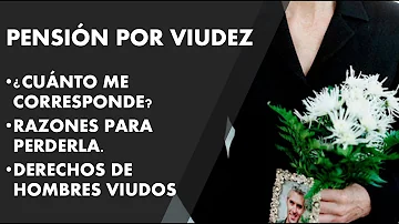 ¿Cuál es el monto de la pensión por viudez?