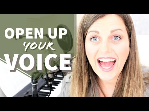 Φανταστική άσκηση για Άνοιγμα Φωνής! OPEN UP YOUR VOICE -Vocal lesson-Sing Positive©