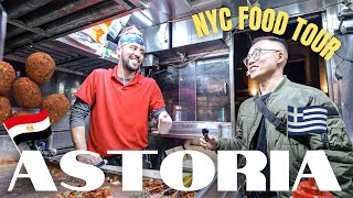 Inside Astoria NYC Food Carts & Restaurants (Greek, Halal, Egyptian Food Tour) | NYC 24 Hours Eating screenshot 5