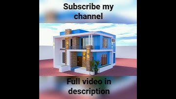 SKETCHUP IT | House design Sketchup tutorial V-Ray 5 tutorial #ytshort #Short #Sketchup