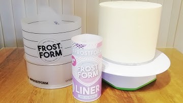 How to achieve sharp edges on cake with buttercream| Made Easy| Featuring Frost Form