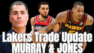 Lakers Trade For Dejounte Murray \& Tyus Jones? Wizards 3rd Team | Lakers Trade Update