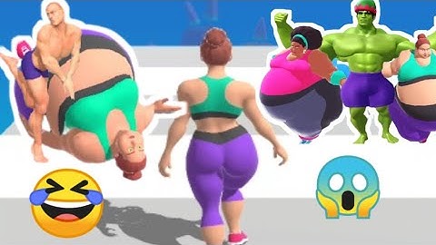 Moments funny in fat 2 Fit game||fat 2 fit gameplay(Android, iso) Walkthrough
