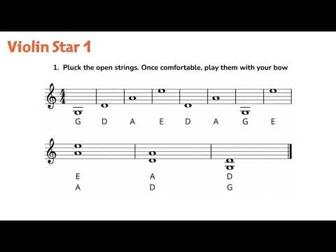 ABRSM Violin Star 1: Open Strings Exercises // Play-Along