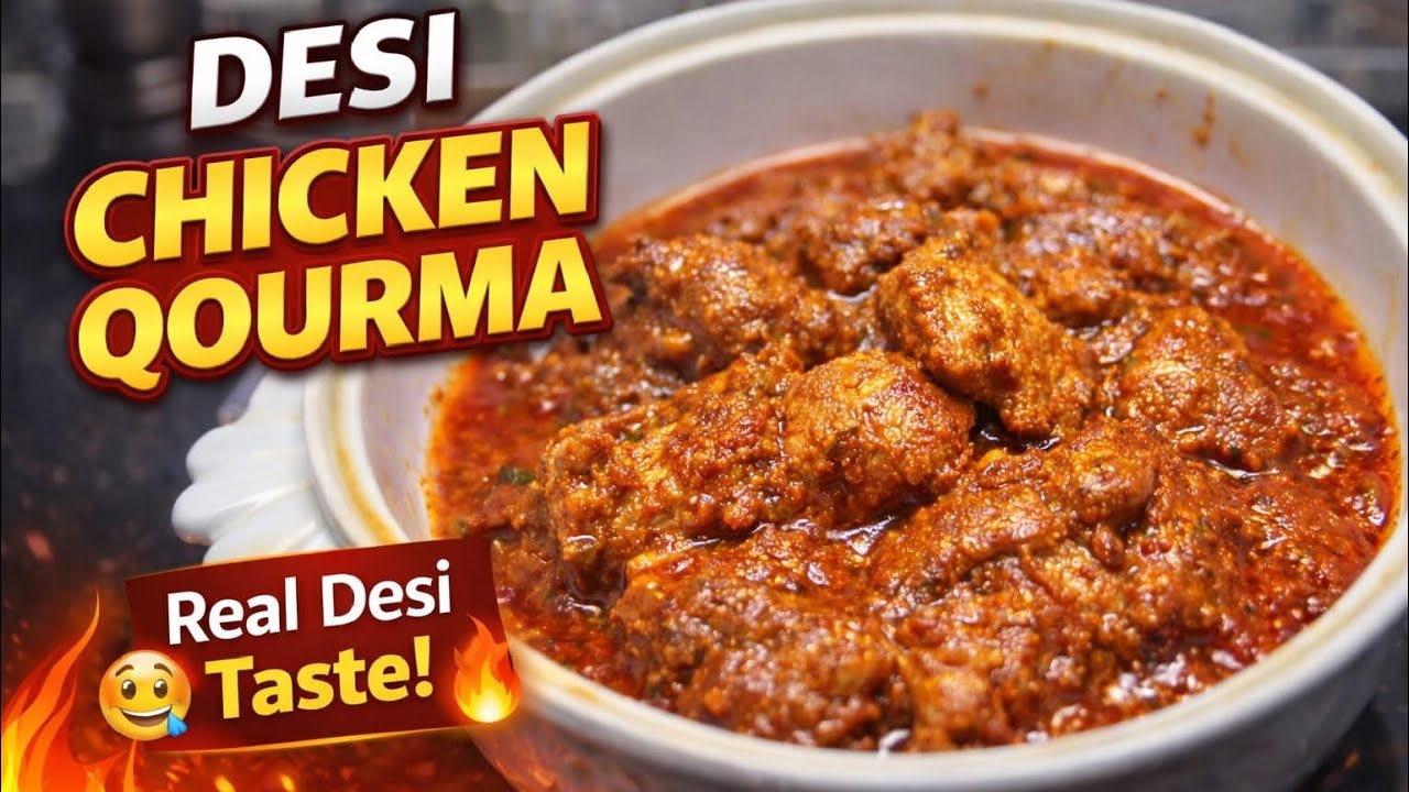Desi Chicken Qourma Recipe | Ghar Jaisa Original Taste | Step by Step