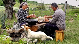 Cooking the Most Popular Lamb Liver Dish in Our Village