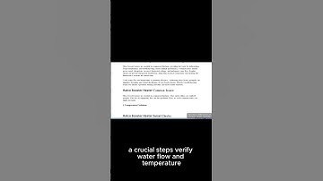 Hatco Booster Heater Troubleshooting