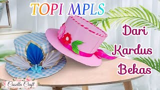 EASY WAYS TO MAKE THE LATEST MPLS HATS || HOW TO MAKE HATS FROM RECYCLED CARDBOARD || MPLS HAT