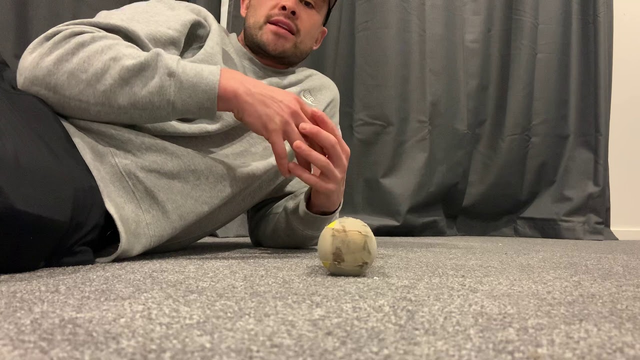 Mobilisation of the forearm with a lacrosse ball YouTube