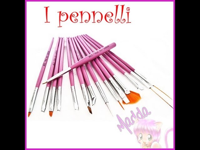 Pennelli nail art o gel - Quali servono e come sceglierli