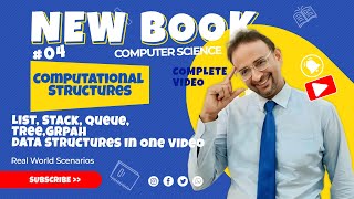 ICS Part 1 Chapter 4: Lists, Stacks, Queues, Trees, Graphs | Full Concepts in One Video | New Book Profile